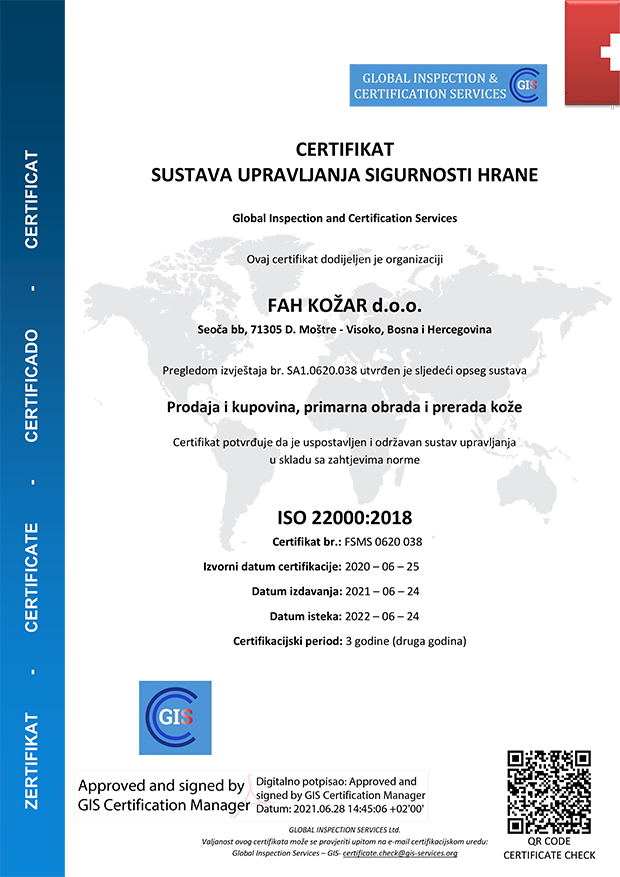 fah certifikati